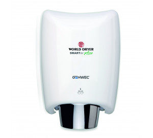 Smartdri PLUS hand dryer aluminium white