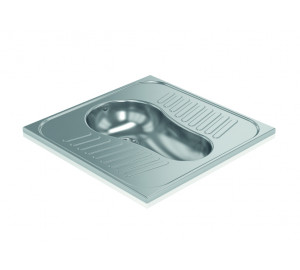 Squat toilet 304 stainless steel polished