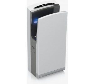 Bladeflow 2 hand dryer stainless steel white (with brushes)